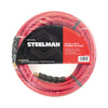 Steelman 30-Foot x 3/8" Rubber Air Hose with 1/4" Male NPT Brass Fittings 98215-IND